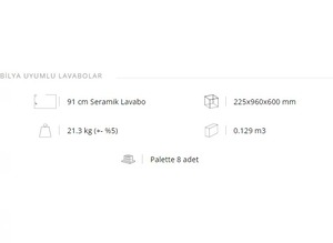 Moderno Turco Compatible Rectangular Cerámica Gabinete Lavabo Encimera Lavabo de baño para uso en hoteles - Product Image 3