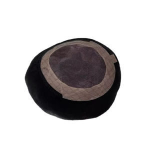 Toupet en cheveux humains à base mono, perruque à base mono, prothèse capillaire en cheveux humains, taz hair bd - Product Image 3