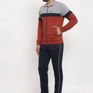 ชุดวิ่งออกกำลังกายสำหรับผู้ชายคุณภาพสูงสำหรับฤดูหนาว สวมใส่สบาย น้ำหนักเบา ซิปยาวเต็มตัว เอวยางยืด ระบายอากาศได้ดี แห้งเร็ว - Product Image 2