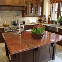 Slab Granit Merah Multiwarna Terbaru dengan Permukaan Poles Desain Modern Dapat Disesuaikan untuk Villa & Ruang Makan Harga Kompetitif