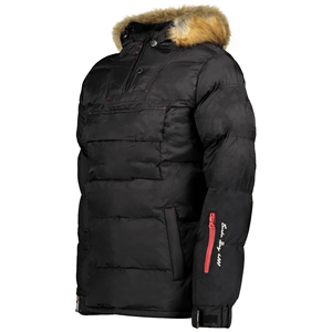 แจ็กเก็ตมีฮู้ดขนกระเป๋าด้านหน้าใส่สบายทนทานแบบใหม่สำหรับผู้ชายเสื้อแจ็คเก็ตปาร์กาแบบสวมใส่ได้พอดีทันสมัย - Product Image 4