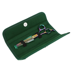 Tijeras de peluquero con mango de acero inoxidable profesional, hoja recta afilada para adelgazar, corte de pelo, hombres, mujeres, para salones de belleza - Product Image 5