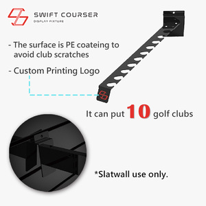 Exhibidores de Pared de Listones para Palos de Golf con Logotipo Personalizado, Recubiertos de Polvo, Fácil Montaje para Exhibición - Product Image 4