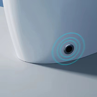 WC en céramique moderne nouveau design toilettes intelligentes salle de bain p trap automatique avec bidet cuvette de toilettes