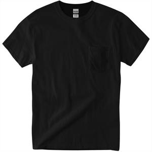 2022 Best Supplier Wholesale Men's Airlume Combed <b>Ringspun</b> Cotton/Polyester/Rayon T-Shirts with Left Pocket - Product Image 4