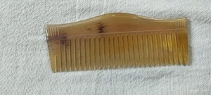 Peigne élégant en os de chameau de buffle Modèle à la mode pour la coiffure naturelle dans les salons Conception de logo personnalisé - Product Image 5