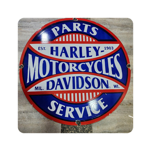 En gros, Panneau métallique vintage rétro de station-service en émail de porcelaine de haute qualité, enseigne nostalgique en métal - Product Image 1