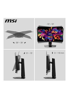 <span class=keywords><strong>MSI</strong></span> MAG QD-OLED 321UP <span class=keywords><strong>32</strong></span><span class=keywords><strong>นิ้ว</strong></span> QD-OLED 3840x2160 (UHD) จอคอมพิวเตอร์<span class=keywords><strong>165Hz</strong></span> เอียงปรับความสูงได้ลำโพง0.03MS สีดำ - Product Image 2