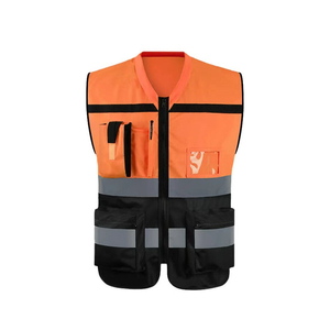 Chaleco de Seguridad Impermeable de Poliéster de Alta Visibilidad, Diseño OEM, la Mejor Calidad Superior, Reflectante, Transpirable, Personalizado para Hombre - Product Image 3