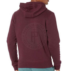 Top vente OEM Service hommes fermeture éclair sweats à capuche prix de gros hommes fermeture éclair sweats à capuche 100% hommes fermeture éclair sweats à capuche - Product Image 2