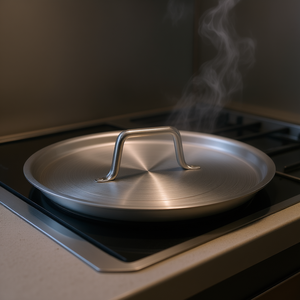 Ballarini Professional Series 7000 36cm Aluminium Pot Lid Natural Silver 7058 <b>Cookware</b> Part - Product Image 3