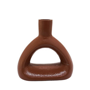 Aluminum <b>Candle</b> Stand Brown Colour <b>Large</b> Crown <b>Candle</b> Stand for Wedding & Home Decoration Customized in Bulk - Product Image 1