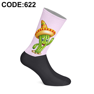 Chaussettes à impression numérique 360° de Turquie, collection d'art par sublimation, design graphique vibrant, chaussettes unisexes de qualité supérieure - Product Image 4