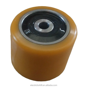 <span class=keywords><strong>Roue</strong></span> de charge pour chariot élévateur 0039933603, roulement à rouleaux en polyuréthane robuste 85*85mm, alésage 12mm pour transpalettes et gerbeurs - Product Image 4