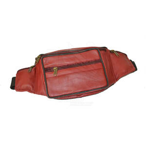 2024 Latest Style in Stock Leather Leather <b>Waist</b> <b>Bag</b> Solid Color Cheap Price Leather <b>Waist</b> <b>Bag</b> - Product Image 5