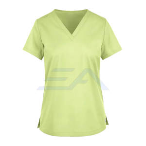 Nouveauté - Hauts classiques à col en V pour femmes - Couleurs et tailles personnalisables de haute qualité - Utilisation hospitalière - Product Image 1