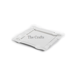 Plato para servir postres de diseño maravilloso en plato para servir alimentos de acero inoxidable para uso en hoteles y bodas - Product Image 4