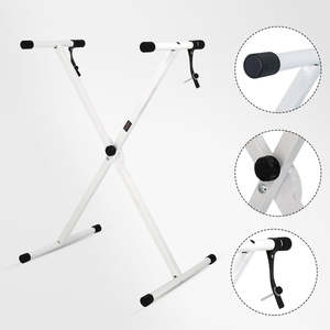 5 Core Keyboard <b>Stand</b> X Shape Height Adjustable Foldable Portable Key Board DJ <b>Controller</b> <b>Stands</b> - Product Image 1