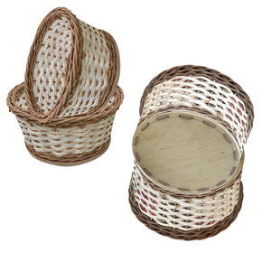 Affordable 100% Natural Vietnamese Rattan Handcrafted Storage Baskets Great <b>for</b> Organizing <b>Kitchen</b> <b>Items</b> and Household Essential - Product Image 1