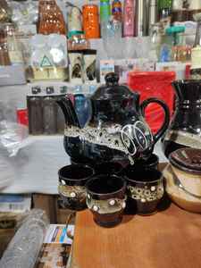 ชุดแก้วกาแฟเซรามิกเคลือบพอร์ซเลนสำหรับใส่ชายามบ่ายสไตล์บริทิชแบบย้อนยุคจานชามเครื่องล้างจานไมโครเวฟปลอดภัยและทนทาน - Product Image 4