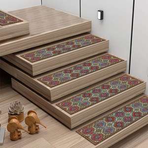 Turkish Design Kilim Step Rug, Vintage Printed Rug, Washable, Personalized - Product Image 4