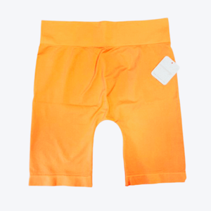 Pantalones cortos deportivos para mujer con logotipo personalizado, ropa de gimnasio, cintura ancha, pantalones cortos de yoga transpirables suaves, mallas - Product Image 4