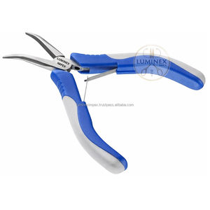 Pince à bec courbé à pointe fine, outil de précision de haute qualité pour bijoux et artisanat, micro-reparation incurvée en acier inoxydable léger pour bagues - Product Image 4