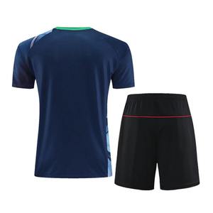 Factory Wholesale Custom Quick Dry Blank Unisex Red <b>Badminton</b> Shirts And Bottom Breathable Premium Quality Sublimation Fabric - Product Image 2