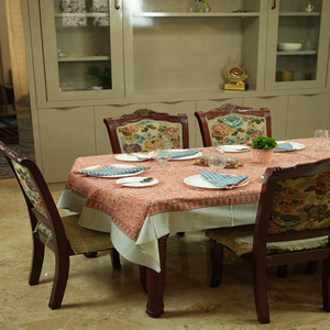 Mantel Cuadrado Moderno Personalizable de Algodón Tejido con Estampado Floral, Impermeable y Ecológico para Hoteles, Bodas y Fiestas - Product Image 3