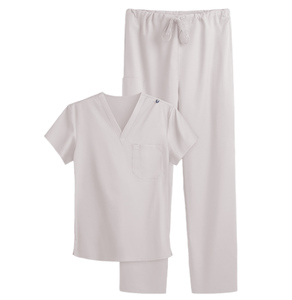 Professionnel unisexe gommage costumes col en v chemise cordon médecin soins infirmiers uniforme médical personnalisable propre Logo en gros gommage ensemble - Product Image 2