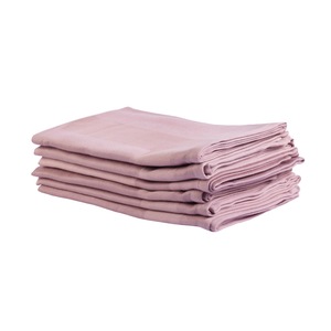 100% ensemble de serviettes en satin de coton à séchage rapide serviette en lin solide blanc tissé pour la maison hôtels restaurants utilisation durable de la cuisine - Product Image 2