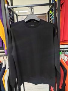 Venta al por mayor OEM algodón tallas grandes personalizado hombres cuello redondo sudaderas con capucha Unisex pesado al por mayor pulóver sudaderas con capucha en blanco - Product Image 6