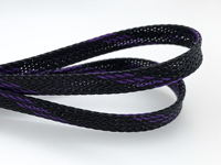 Malla Trenzada Expandible de PET para Protección y Gestión de Cables, 4mm, Blanca