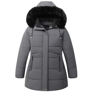 Custom style slim fit custom Women's Winter wear long Coats <b>Jacket</b> Windproof Fleece arm Winter <b>Jacket</b> Parka coat <b>jacket</b> - Product Image 3