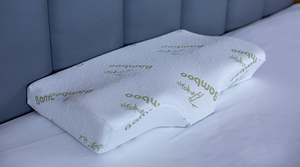 Memory Foam Visco Cover Cervical <b>Pillow</b> with Neck Support 45x31x10/7cm <b>Orthopedic</b> Gel Cooling Features for Healthy Deep Sleep - Product Image 6