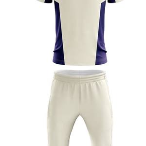 Conjunto de Polo y Pantalones Deportivos Sublimados Personalizados, Diseño Blanco y Azul Marino, Transpirable, de Secado Rápido, Uniforme Deportivo para Equipos - Product Image 2