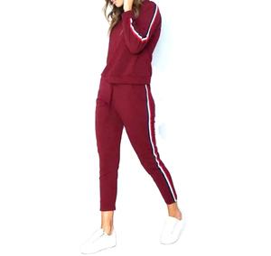 Conjunto Deportivo Personalizado para Mujer, Sudadera y Pantalones Deportivos Ajustados, Ropa Deportiva Informal para Gimnasio, Correr y Calle - Product Image 1
