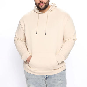 เสื้อฮู้ดผู้ชายขนาดใหญ่เสื้อฮู้ดแบบหนาปรับแต่งโลโก้ได้ปรับแต่งได้เสื้อฮู้ดสีทึบโดย Marfa International - Product Image 1