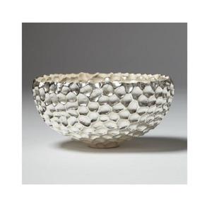 Bol décoratif en aluminium argenté de haute qualité Bol de service de restaurant en métal poli Design attrayant pour servir du chocolat - Product Image 6