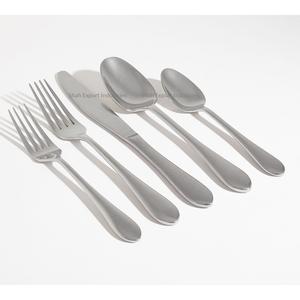 Royal Look Silver Polished Stainless Steel Cutlery <b>Set</b> with Unique Handle for Home & Hotels Dinnerware <b>Flatware</b> <b>Set</b> - Product Image 1