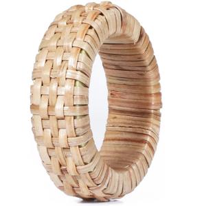 Servilleteros de bambú ecológicos para el hogar, hoteles, granjas y centros turísticos, decoraciones para mesa de comedor, suministros indios, fiesta bohemia - Product Image 2