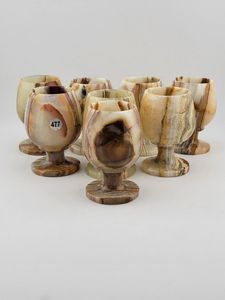 BOISSON Personnalisé Fabriqué À La Main Sculpté Naturel Corne Verre En Gros pour Vin Bière Eau Maison Restaurant Hôtel Inspiré Inde - Product Image 2