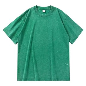 Alta calidad Vintage Heavyweight Stonewash Oversized Drop Shoulder camiseta Streetwear buena calidad camiseta para hombres - Product Image 6