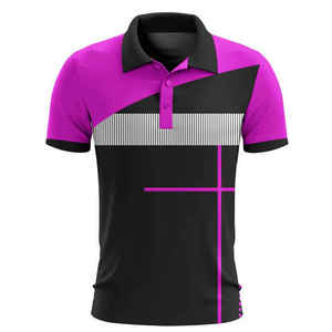 Camiseta de Golf Personalizable para Hombre 2026, Cuello Redondo, Manga Corta, Transpirable, Secado Rápido, Últimos Colores Modernos, Venta al Por Mayor, Sublimación - Product Image 4