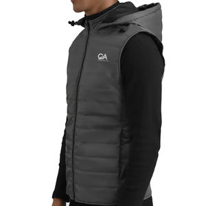 <b>Men's</b> Down Sleeveless Jacket Winter Clothes <b>Men</b> Custom Quality Streetwear <b>White</b> Puffer <b>Vests</b> for Outdoor OEM Serviced - Product Image 2