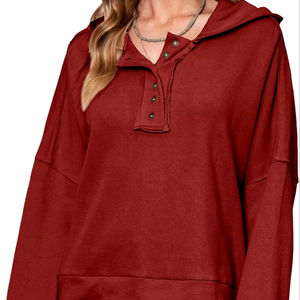 Sweats à capuche pour femmes Top Vente Meilleur matériel brodé Technics Nouvelle arrivée Saison d'hiver Prix bon marché Direct du fabricant - Product Image 1