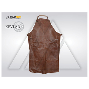 Delantal de soldador personalizado, aislamiento térmico de cuero de vaca, protección contra incendios, diseño de logotipo personalizado, sombreros de cuero para hombre - Product Image 2