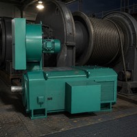 Moteur électrique DC WPDJ Z4-315-42 400KW 400V 1000 tr/min à couple élevé pour treuil, certifié CE