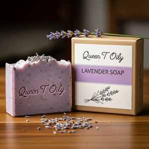 Savon à la lavande fraîche aux arômes relaxants Savon à la lavande infusé d'extraits botaniques et d'huiles essentielles pour les soins de la peau - Product Image 4