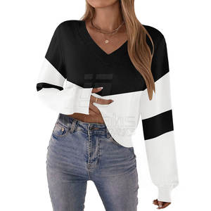 Top Corto de Algodón para Mujer, Tela Suave, Camiseta Moderna, Estilo Casual de Verano - Product Image 1